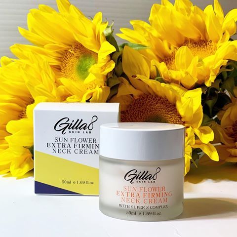 🇯🇵日本 GILLA8 Sun Flower Extra Firming Neck Cream 葵花強效緊緻頸霜 50ml