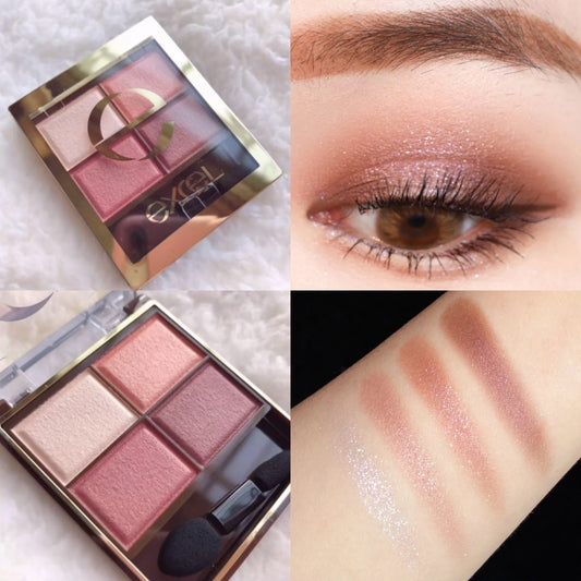 🇯🇵日本 EXCEL 四色大地色四色眼影 SR11 eyeshadow エクセル スキニーリッチシャドウ