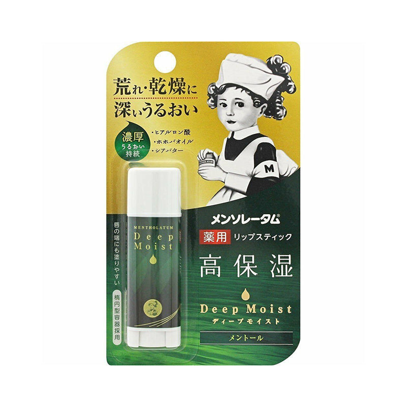 🇯🇵日本製｜有效預防唇紋乾燥｜曼秀雷敦深層保濕護唇膏4.5g Rohto Mentholatum Medicated Balm Lipstick Deep Moist メンソレータムディープモイスト 0