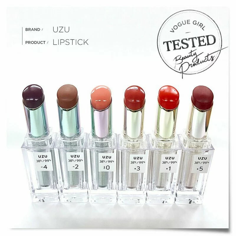 (買一送一)UZU BY FLOWFUSHI 38℃ / 99℉ Lipstick 唇膏