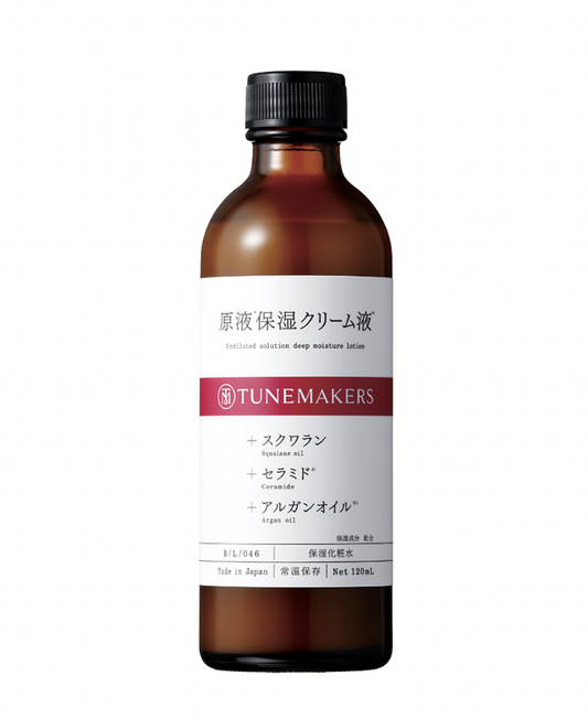 🇯🇵日本｜修護肌膚屏障｜TUNEMAKERS 原液保濕水乳 Deep Moisture Lotion 原液保湿クリーム液 120ML