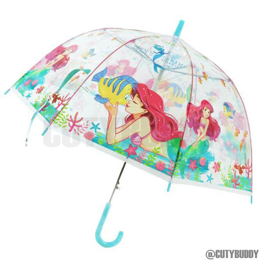 🇯🇵日本 美人魚 ARIEL 55cm 直柄傘 umbrella アリエル ビニール傘