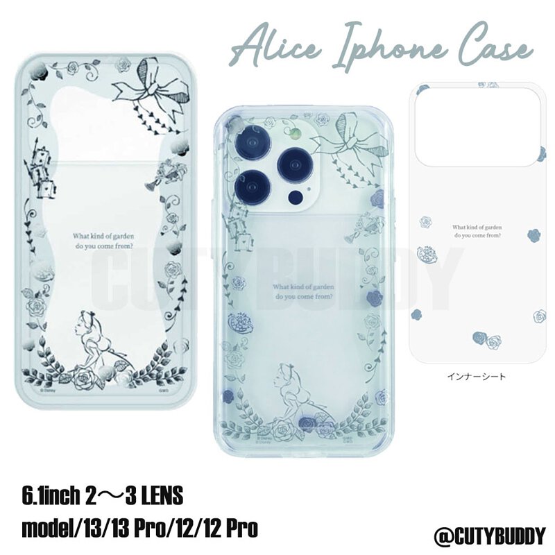 (預訂)🇯🇵日本 SHOWCASE+2022 愛麗絲夢遊仙境 ALICE Iphone case 13/13 Pro/12/12 Pro アリス DNG-27AC