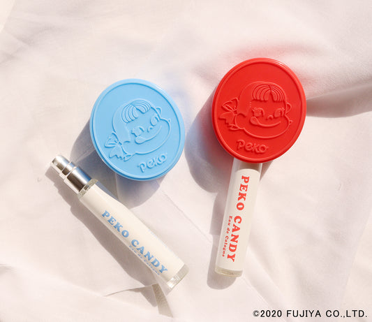 不二家ＸAQUA SAVON「波板糖香水」Fujiya Peko-chan Candy Fragrance Perfume ペコちゃんキャンディコロン