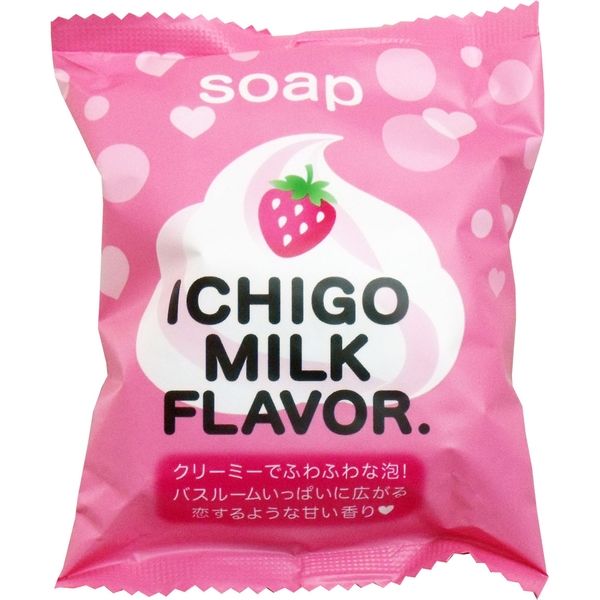 🇯🇵日本 PELICAN草莓牛乳保濕沐浴皂80g PELICAN Petit Strawberry Milk Berry Ichigo Milk Flavor Soap  プチベリィ ソープ いちごミルクの香