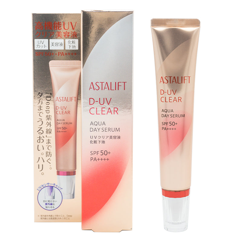 🇯🇵日本 ASTALIFT水感補濕防曬霜 SPF50+ PA++++ D-uv Clear Aqua Day Serum アスタリフト　D‐UVクリアアクアデイセラム 美容液・乳液　30g