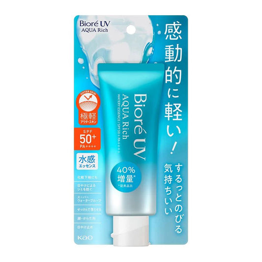 🇯🇵日本 花王BIORE碧柔水凝長效保濕防曬乳70g SPF50+ PA++++ UV Aqua Rich Watery Essence Sunscreen ビオレ UV アクアリッチ ウォータリーエッセンス