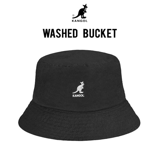 🇯🇵日本 ￨ KANGOL Washed Bucket Black K4224HT/BK001 カンゴール バケットハット  ウォッシュド バケット ハット