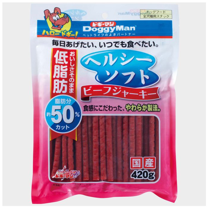 🇯🇵日本 DOGGYMAN 狗零食健康低脂軟牛肉條 420g Dogeyman Healthy Soft Beef Jerkyドギーマン ヘルシーソフトビーフジャーキー