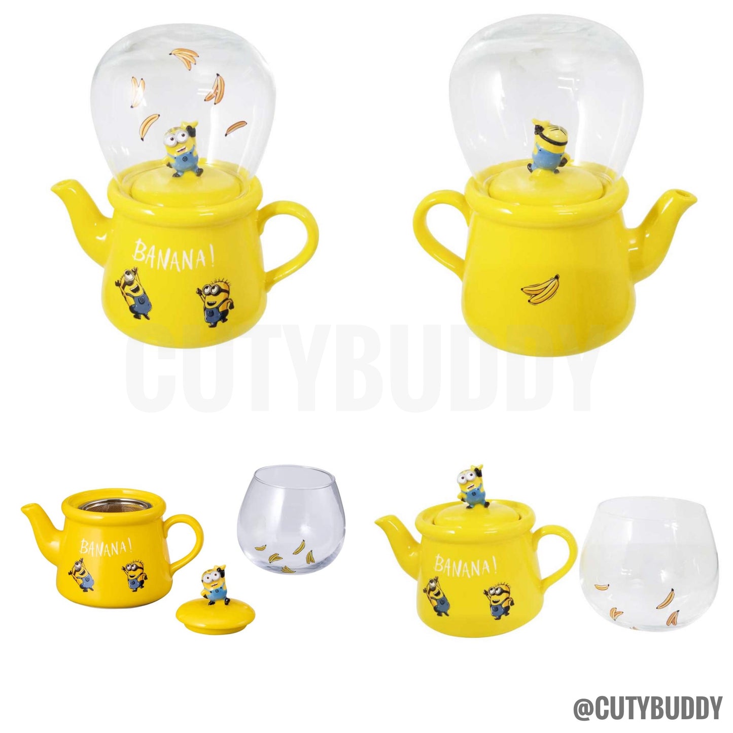 🇯🇵日本 Minions 茶壺連茶杯套裝 MINIOS Teapot cup set ティーセット ミニオン